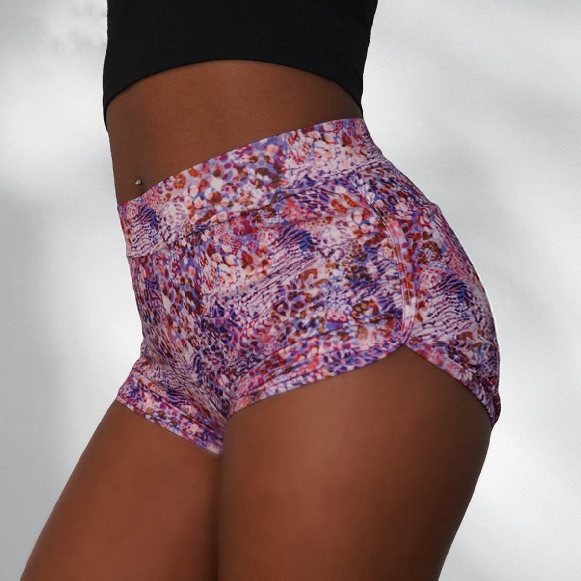 Purple Safari Shorts