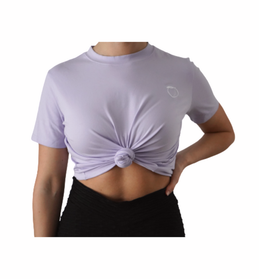 Knot Crop T-Shirt PNG