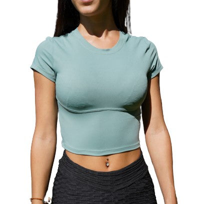 Basic Crop Top, Green