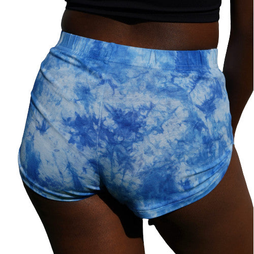 Tie Dye Shorts, Ocean Blue